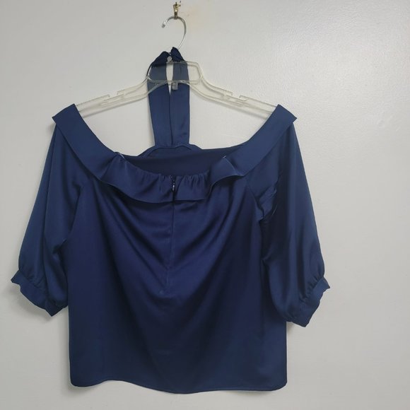 CECE WOMEN SWEATER, SIZE L, BLUE COLOR, BEAUTIFUL AND ELEGANT - Picture 4 of 7
